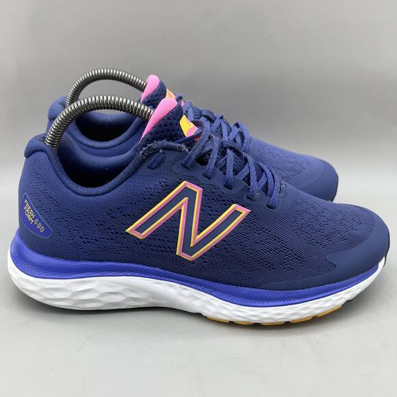 New Balance Shoes - New Balance 680 v7 Running Sneakers Women's Size 8.5 D Purple Blue Comfort Shoes